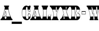 a_CalyxB&W Regular.ttf