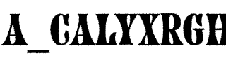 a_CalyxRgh Regular.ttf