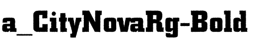 a_CityNovaRg Bold.ttf