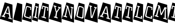 a_CityNovaTtlCmTwLt Regular.ttf