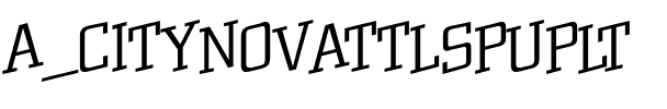 a_CityNovaTtlSpUpLt Regular.ttf