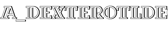 a_DexterOtlDecor3D Regular.ttf