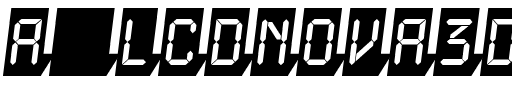 a_LCDNova3DCmObl Regular.ttf