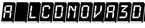 a_LCDNova3DPlObl Regular.ttf