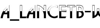 a_LancetB&W Regular.ttf