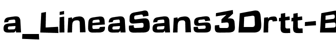 a_LineaSans3Drtt Bold.ttf