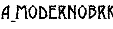 a_ModernoBrk Regular.ttf