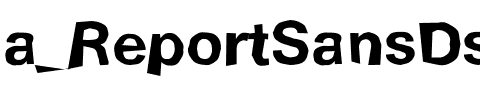 a_ReportSansDst Regular.ttf