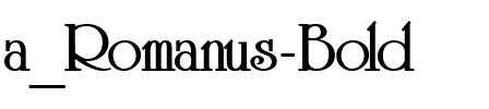 a_Romanus Bold.ttf