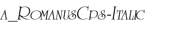 a_RomanusCps Italic.ttf