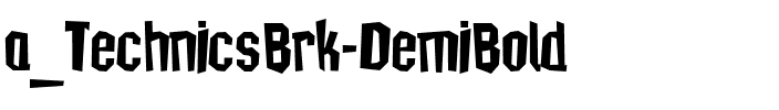a_TechnicsBrk DemiBold.ttf