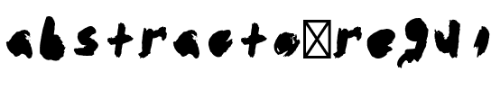 abstracto Regular.otf