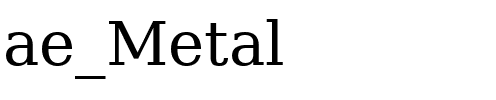 ae_Metal Regular.ttf