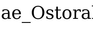ae_Ostorah Regular.ttf