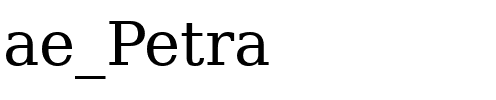 ae_Petra Regular.ttf