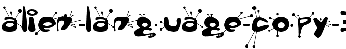 alien language Normal.ttf