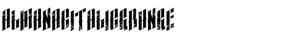 almanac italic grunge Regular.ttf