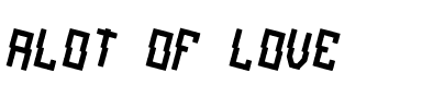 alot of love Normal.ttf