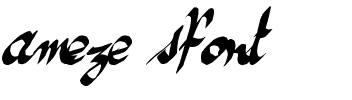 ameze’sfont Normal.ttf