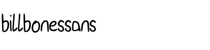 billbonessans Medium.ttf