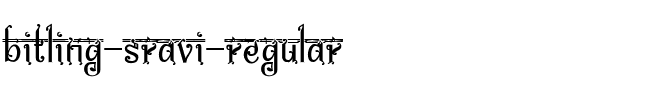 bitling Sravi Regular.ttf