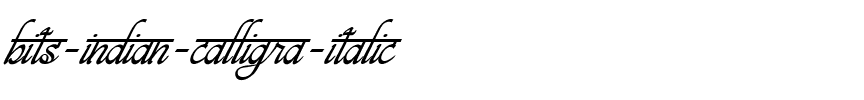 bits indian calligra Regular.ttf