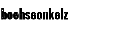 boehseonkelz Regular.ttf