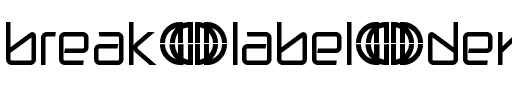 break label DEMO Regular.otf