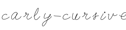 carly cursive Medium.ttf