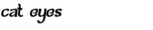 cat eyes Normal.ttf