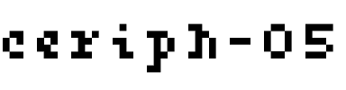 ceriph 05_56 Regular.ttf