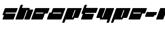 cheaptype (italic) Regular.ttf