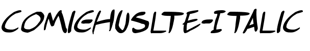 comic huslte Italique.ttf