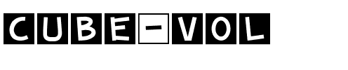 cube vol.2 Regular.ttf