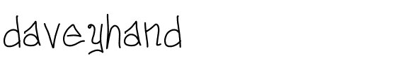 daveyhand Medium.ttf