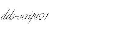 dds script01 Regular.ttf