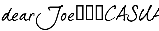 dearJoe 5 CASUAL Regular.ttf