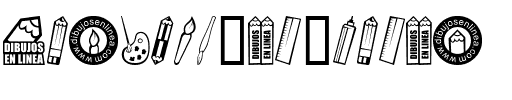 dibujos en linea Regular.ttf