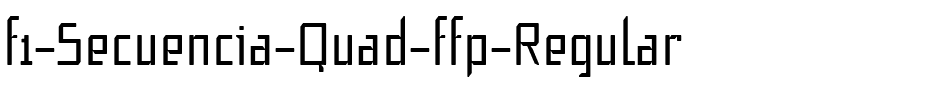 f1 Secuencia Quad ffp Regular.ttf