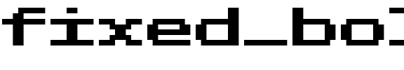 fixed_bold Regular.ttf