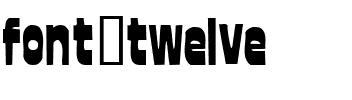 font twelve Regular.ttf