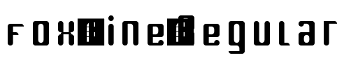 fox line Regular.ttf
