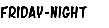 friday night Regular.ttf