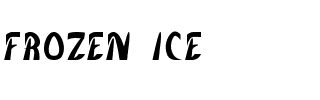 frozen ice Normal.ttf