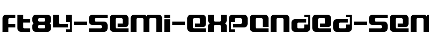 ft84 Semi-expanded SemiBold.ttf