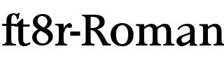ft8r Roman.ttf
