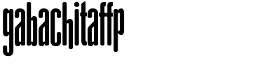 gAbAcHiTA FFP Regular.otf