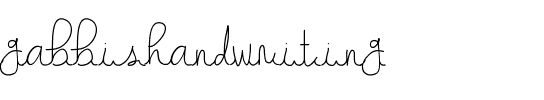 gabbishandwriting Medium.ttf