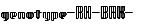genotype RH (BRK) Normal.ttf