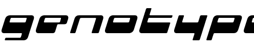 genotype Regular.ttf